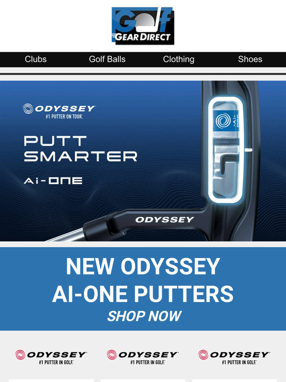 Golf Gear Direct: 🆕 Odyssey AI-One And AI-One Milled Putters. Out Today ...