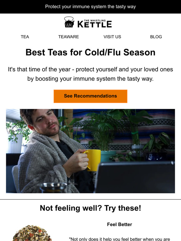 Best Teas for Cold/Flu Season 🤒