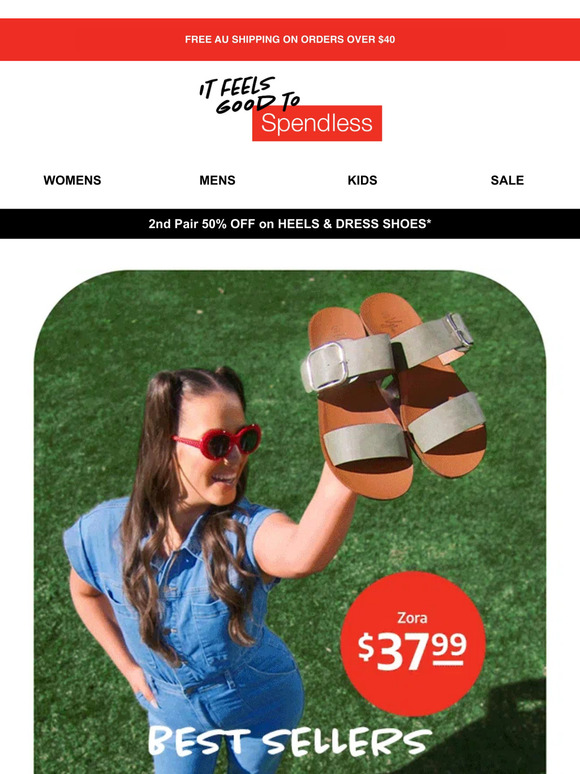 These sandals are selling fast!