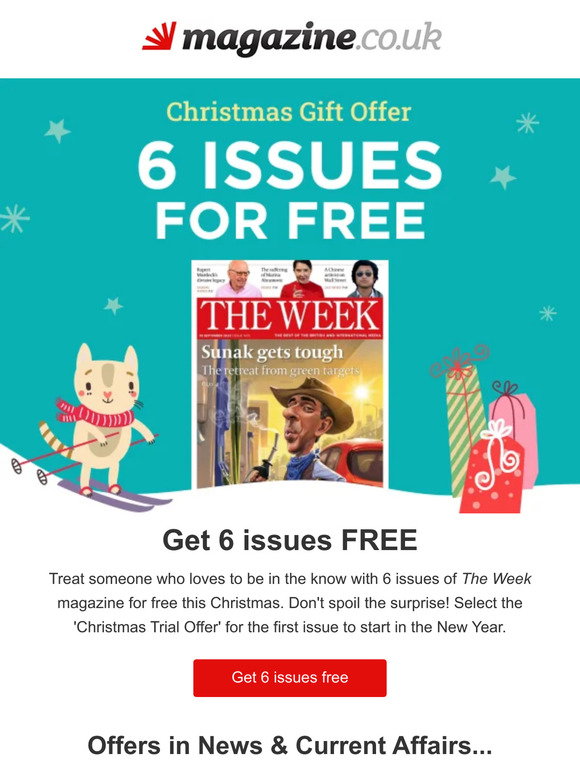 Magazine.co.uk: Get 6 issues of The Week for FREE | Milled