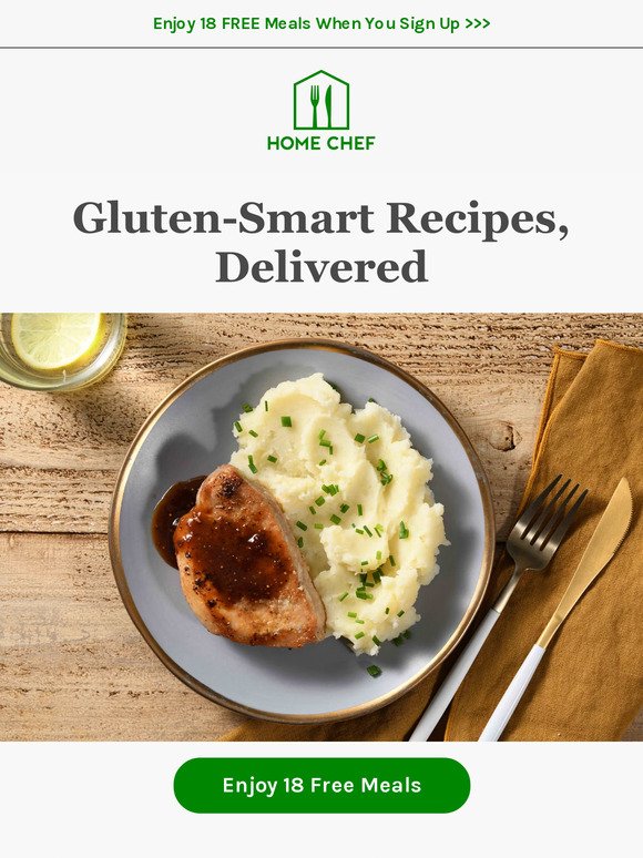 New Gluten-Smart meals are hitting the Home Chef menu!