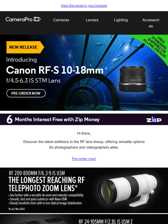 From Hybrid, Telephoto to Ultra-Wide: Meet three new Canon RF lenses!
