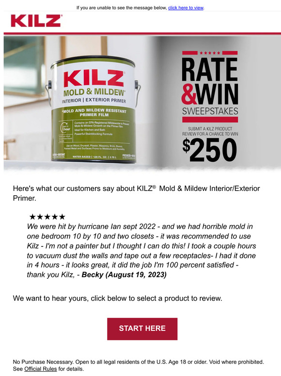 Enter to Win $250 - Rate and Win Sweepstakes