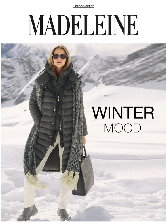 COOL STYLES: Shoppen Sie die MADELEINE Essentials der Winterkollektion