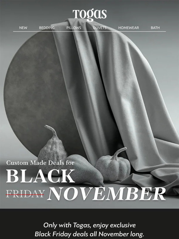 Custom Made Deals for Black Friday