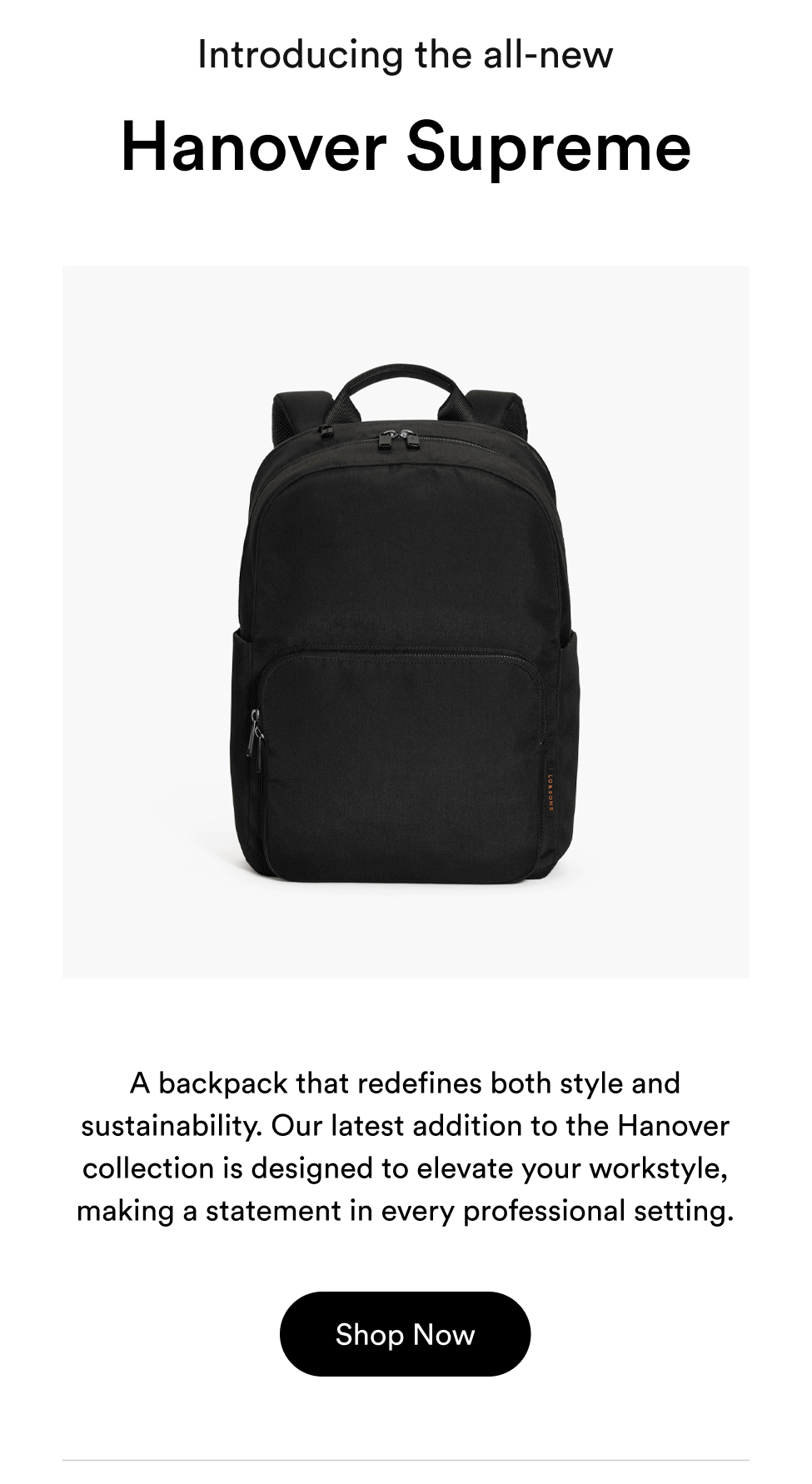 Lo & Sons Meet the allnew Hanover Supreme🎒 Milled