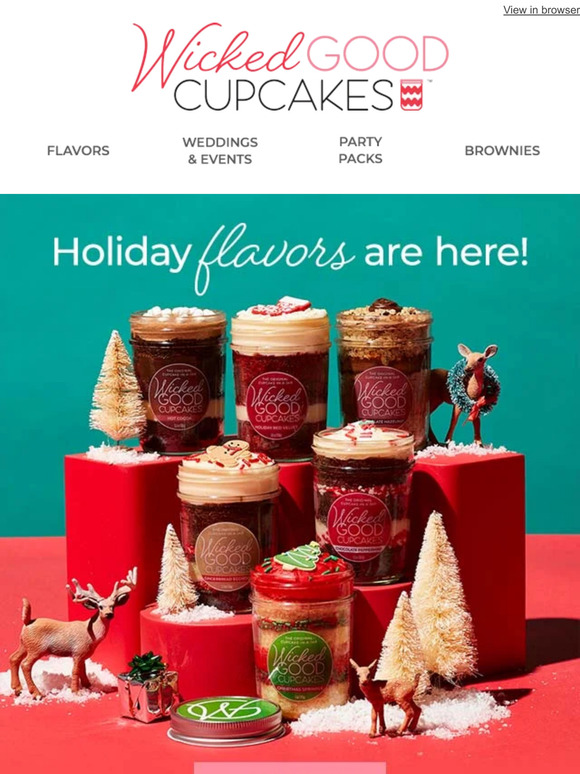 Wicked Good Cupcakes The holidays came early new flavors are here