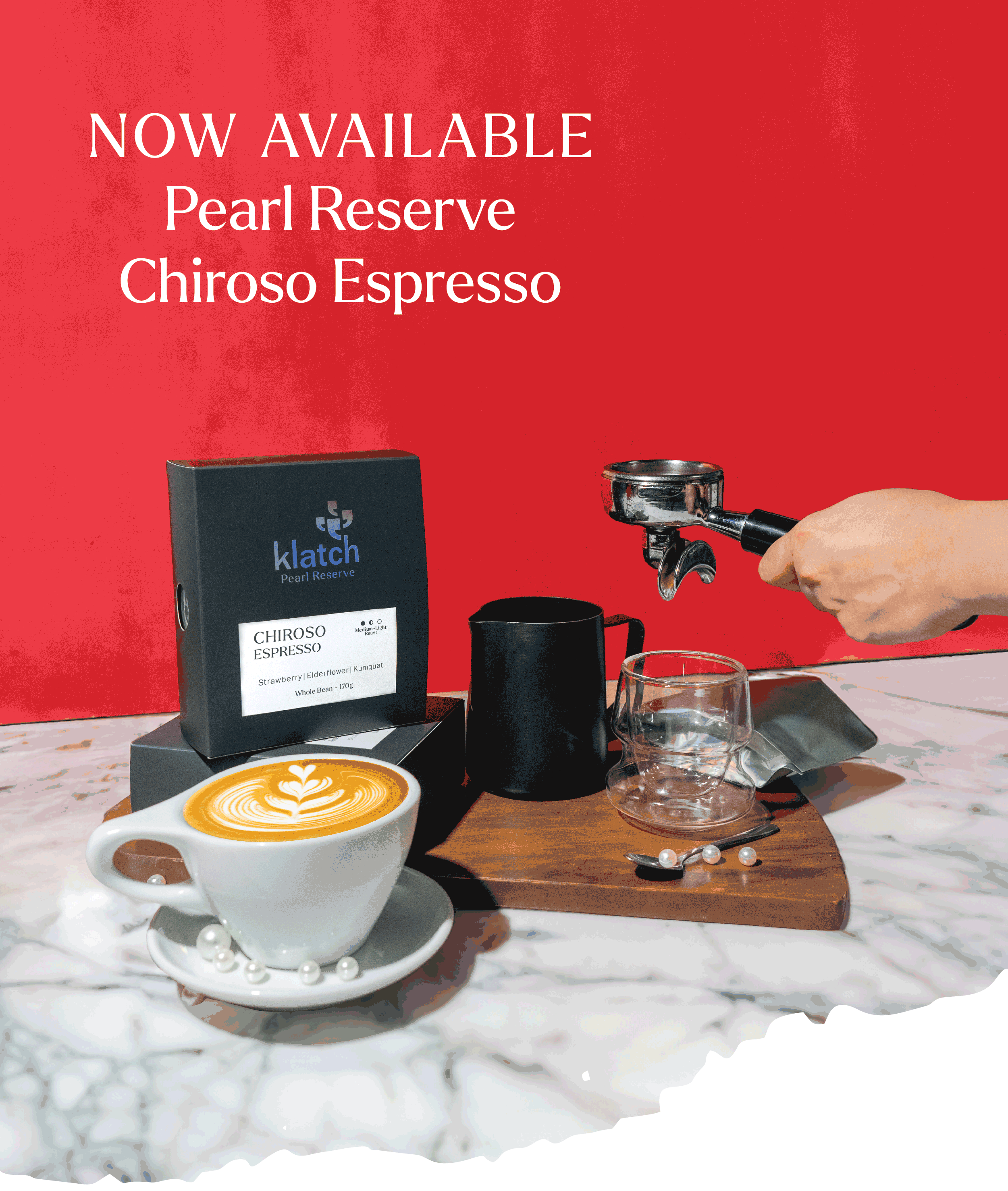 Klatch Coffee 📣 Pearl Reserve ESPRESSO Now Available! 📣 Milled