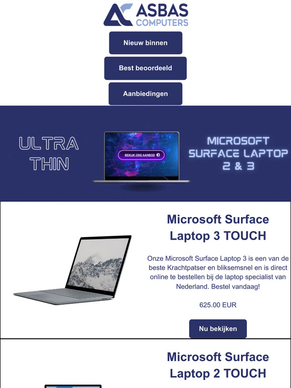 De ultieme reislaptop: licht en handig!