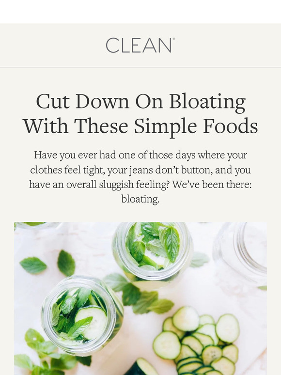 Sustain Your Cleanse, Say Goodbye to Bloating