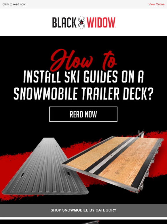 Window Spider Install Black Widow: How to Install Ski Guides! ️ | Milled