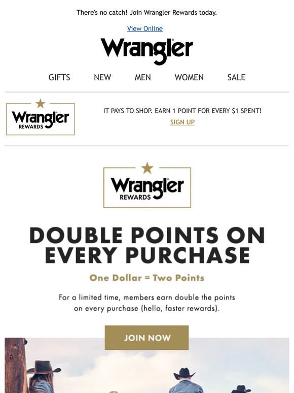 Earn (double) points with every purchase