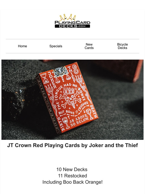 10 New Decks 11 Popular Restocked