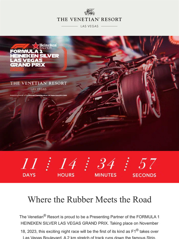 Formula 1® Races into Las Vegas