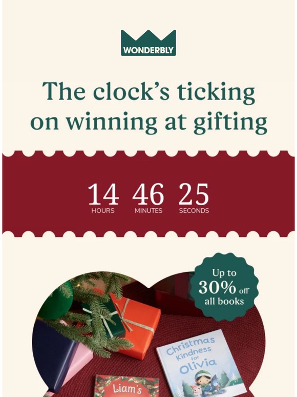 Your 30% off is about to disappear
