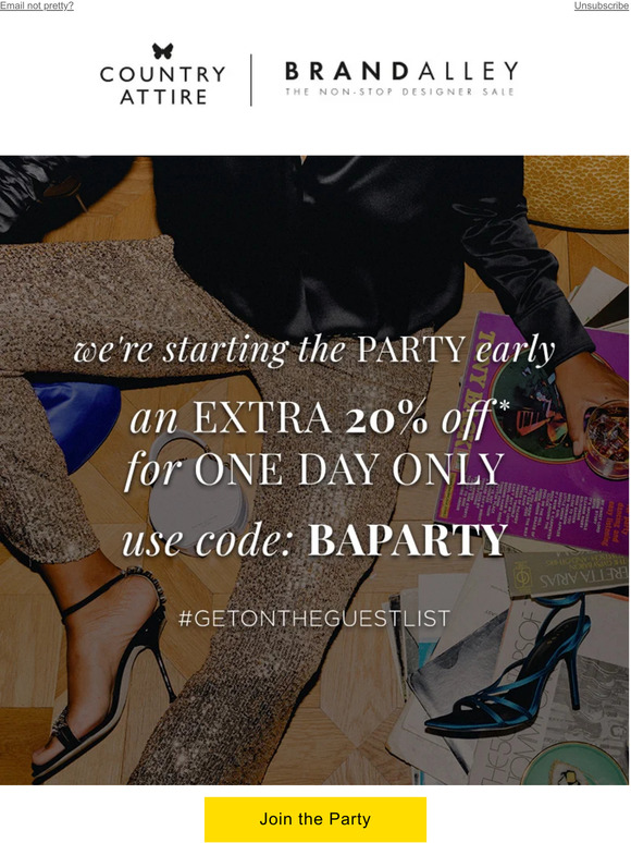 It's your last chance to shop...