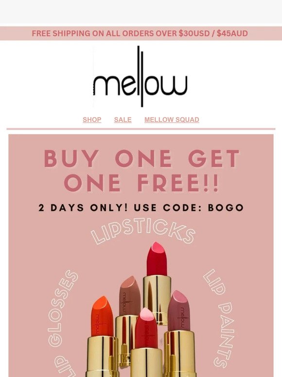 BUY ONE GET ONE FREE UNLOCKED! ALL LIP PRODUCTS !!