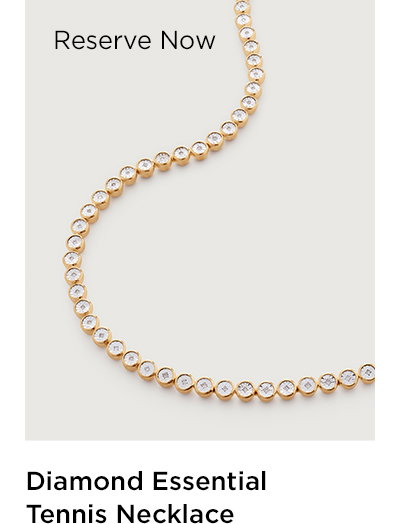 Diamond Essential Tennis Necklace | Monica Vinader