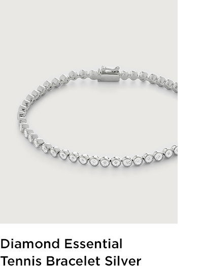 Diamond Essential Tennis Bracelet | Monica Vinader