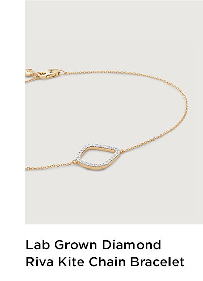 Lab Grown Diamond Riva Kite Chain Bracelet | Monica Vinader