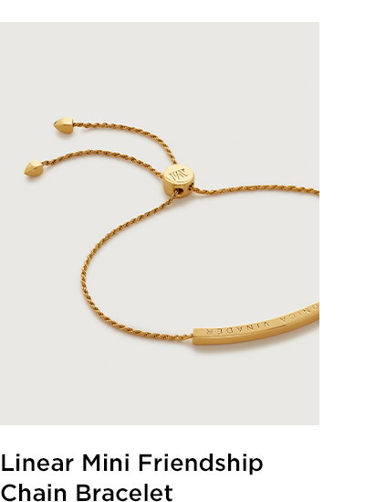 Linear Mini Friendship Chain Bracelet | Monica Vinader