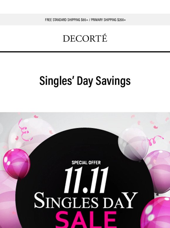 Singles’ Day is Here!