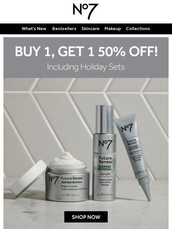 Buy 1, Get 1 50% Off Holiday Sets & More