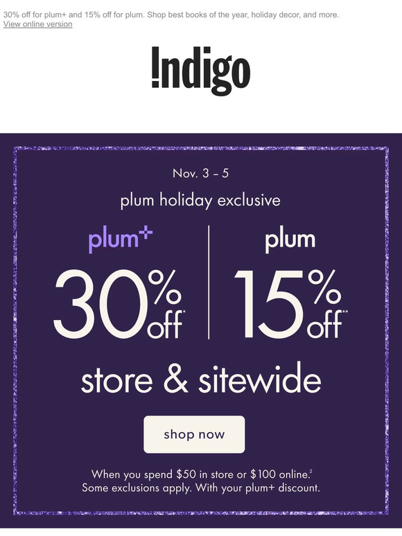 ✨3 Days Only! Get plum Exclusive Savings