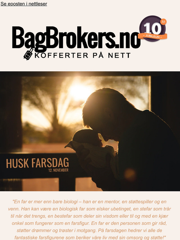 Husk farsdag 12 november!