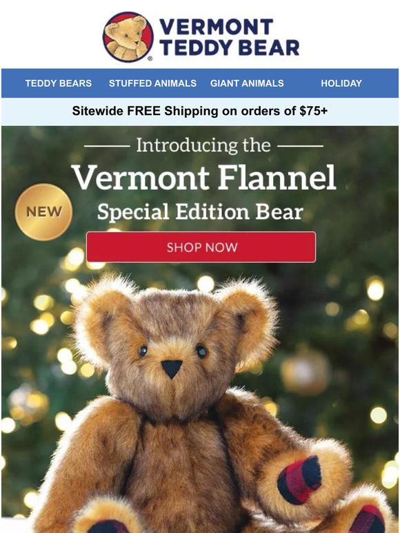 Vermont Teddy Bear Company New special edition now available! 🐻 Milled