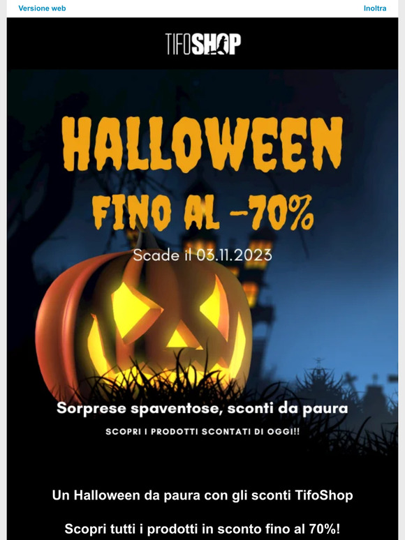 💀 Sorprese spaventose, sconti da paura 💀