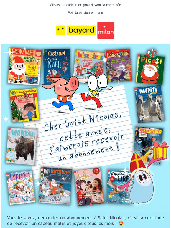 🎁 Des idées pour la Saint-Nicolas !