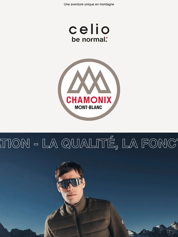 Chamonix-Mont-Blanc revient chez celio ❄️