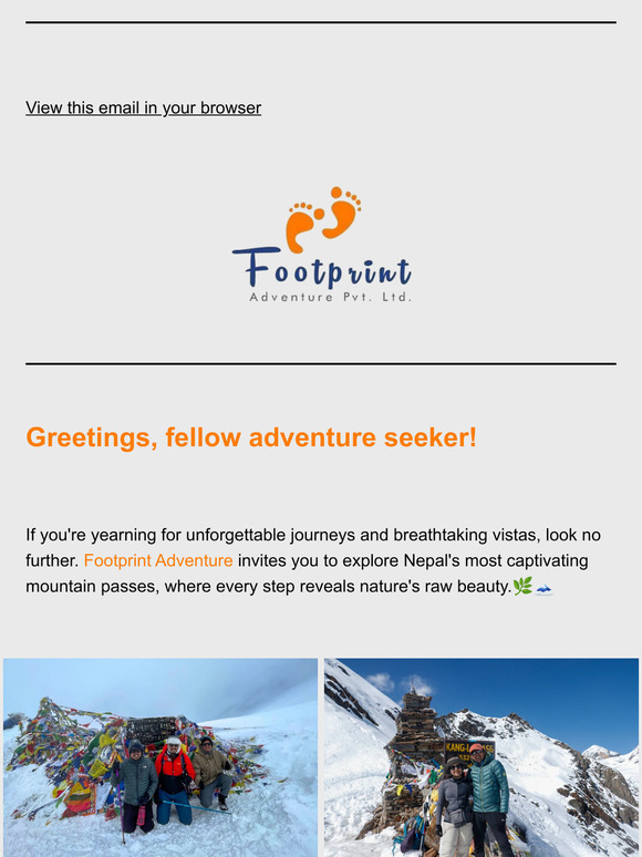 Nepal's Mountain Passes Await Your Footprints! 🌄