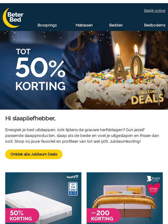 beter bed nl Email Newsletters Shop Sales Discounts and Coupon