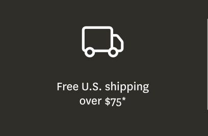 FREE US SHIPPING OVER $75