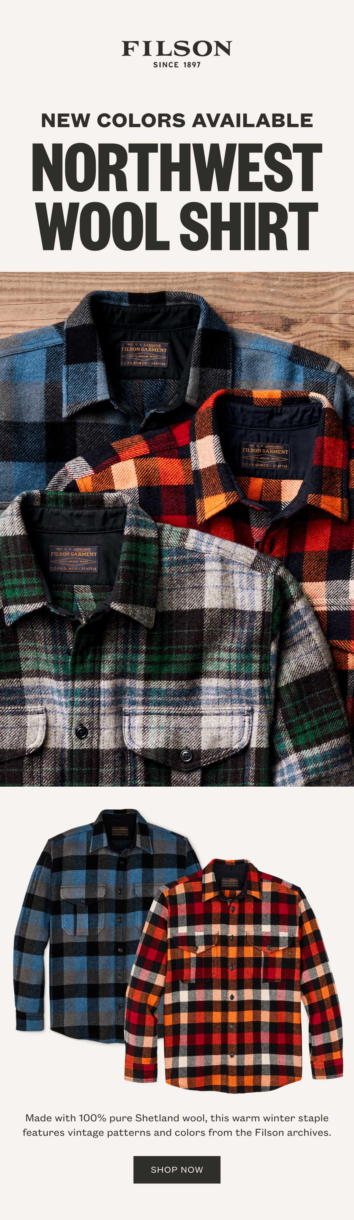 NORTHWEST WOOL SHIRT