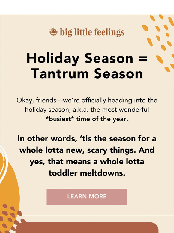 Big Little Feelings How To Prevent A Tantrum Before It Starts Milled Big Little Feelings How To Prevent A Tantrum Before It Starts Milled