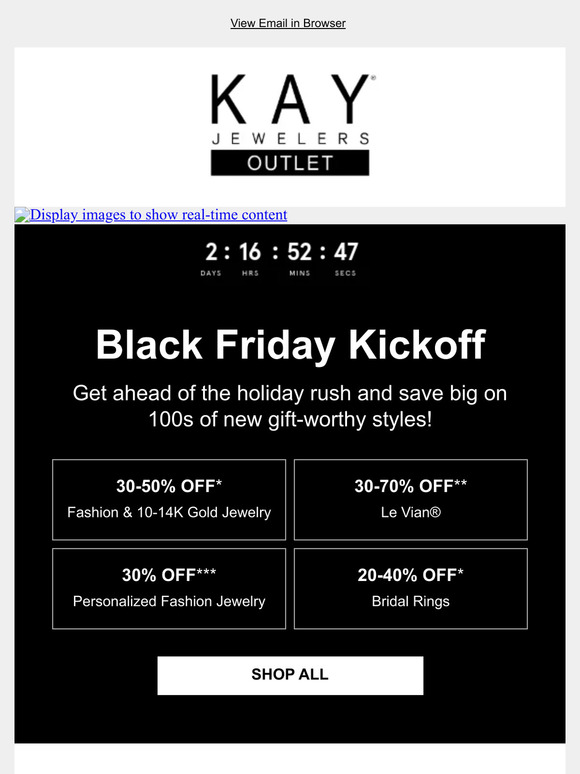 Black Friday KICKOFF to SAVINGS