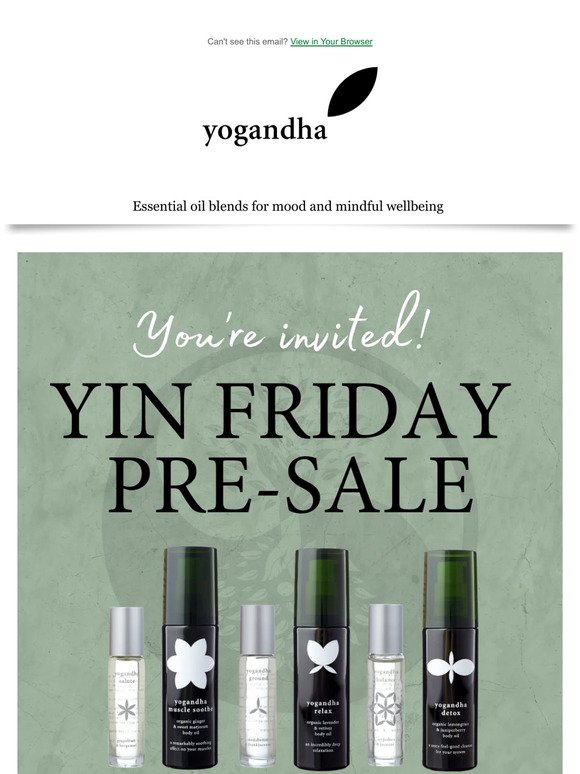 Your Yin Friday Early Access 🖤🤍