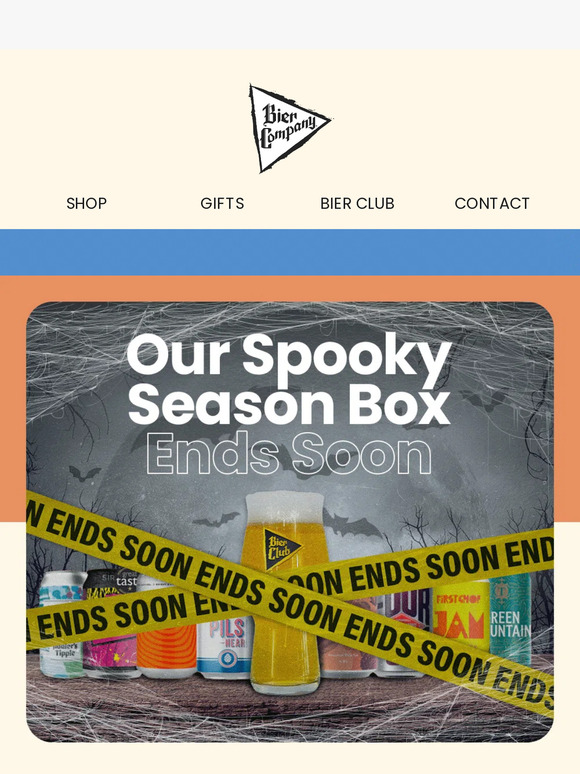 Our Spooky Season box ends soon 🎃