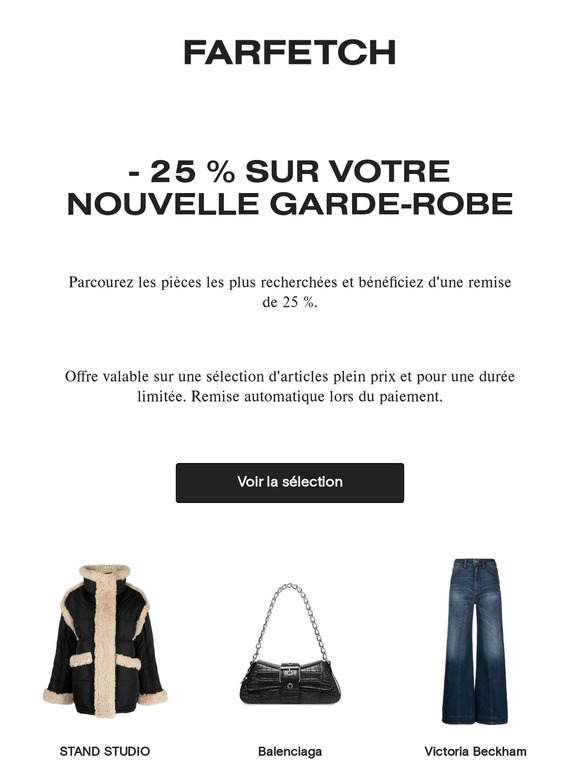 Rappel : - 25 % sur la nouvelle saison