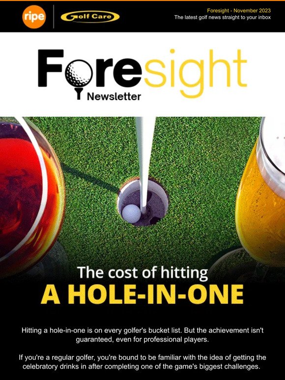 Check out the cost of hitting a hole-in-one!