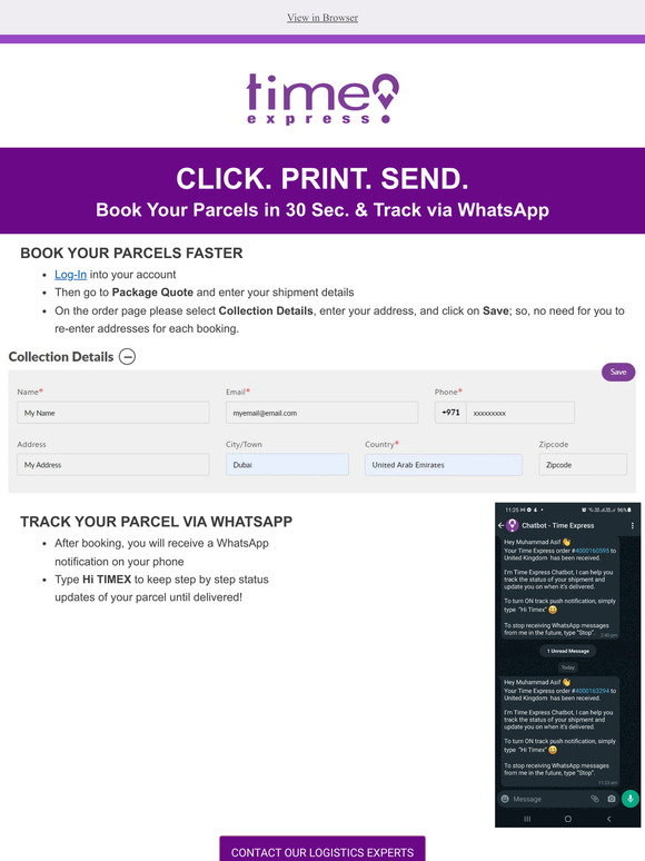 Timer Express Time Express: How to Book Online | Milled