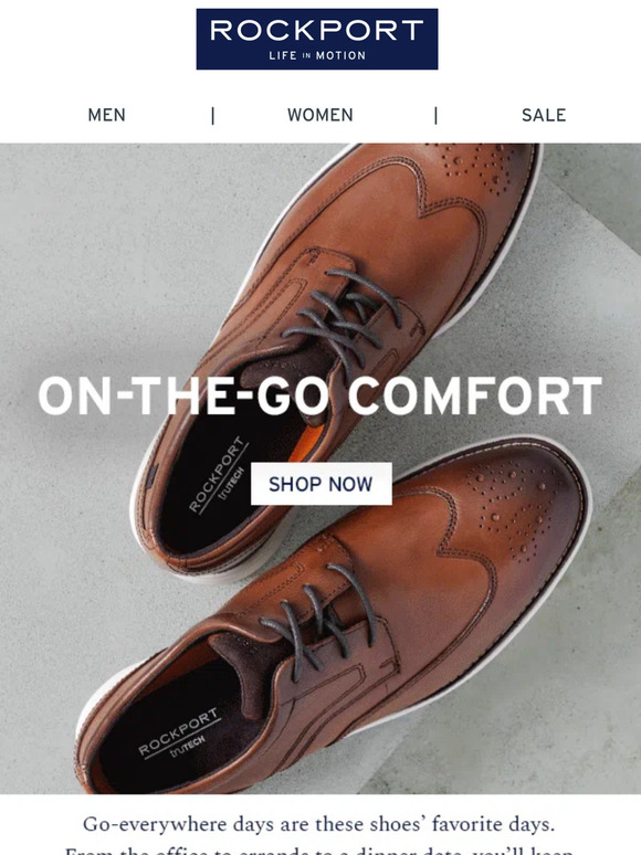 Dress casual shoes made for busy days.