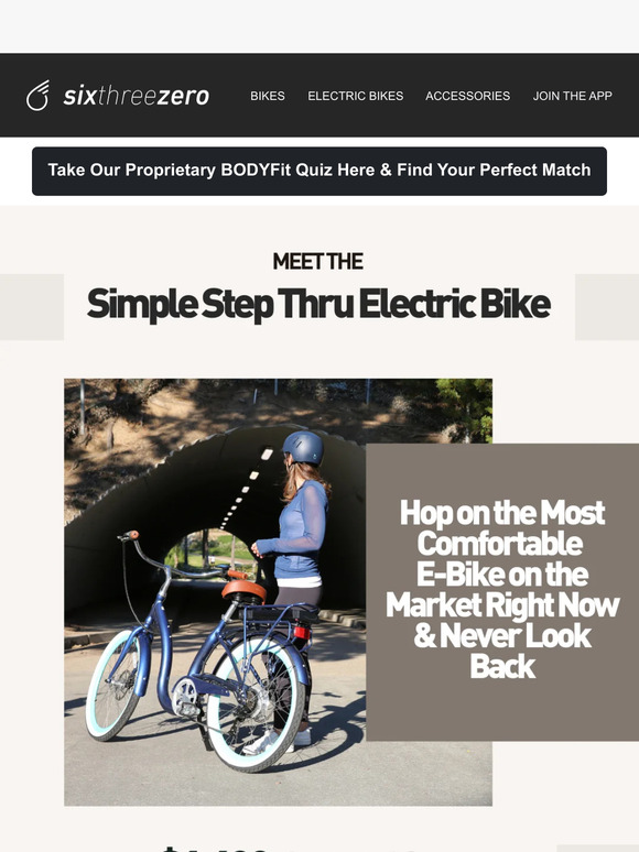The Most Comfortable E-Bike