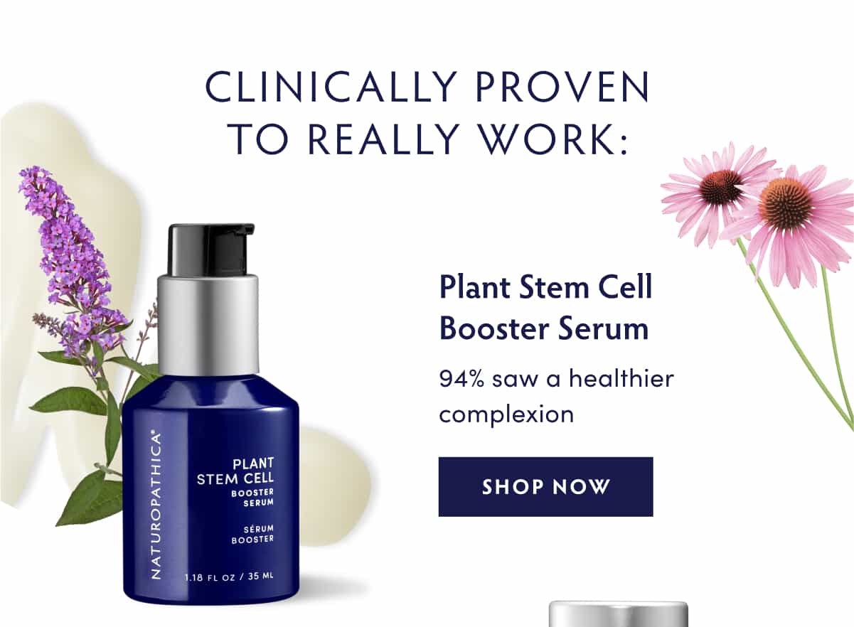 Plant Stem Cell Booster Serum - 94% saw a healthier complexion