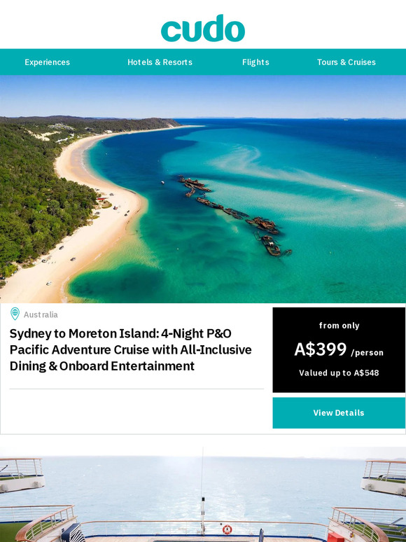SELLING FAST! P&O Short Break Cruises from Sydney or Brisbane from $299pp