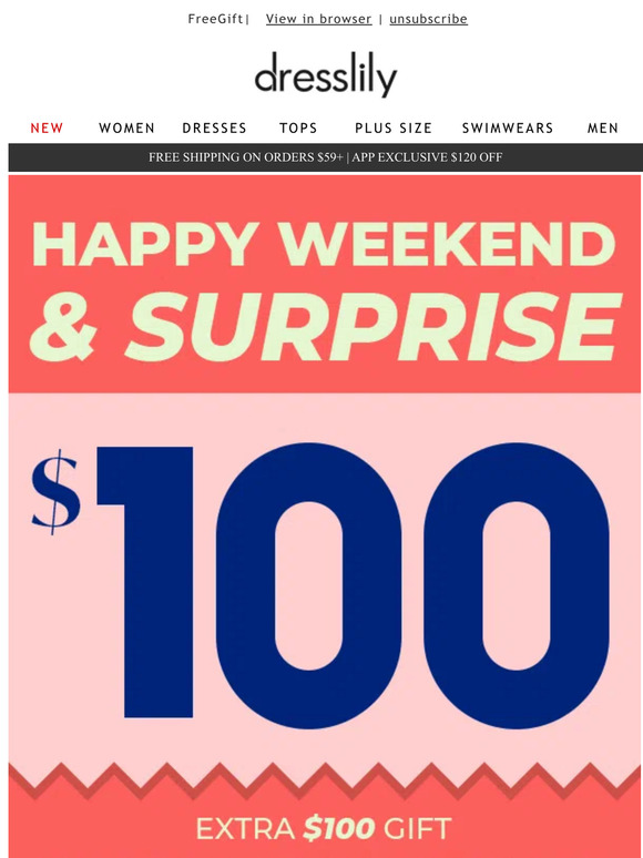 You Have $100 To Spend!