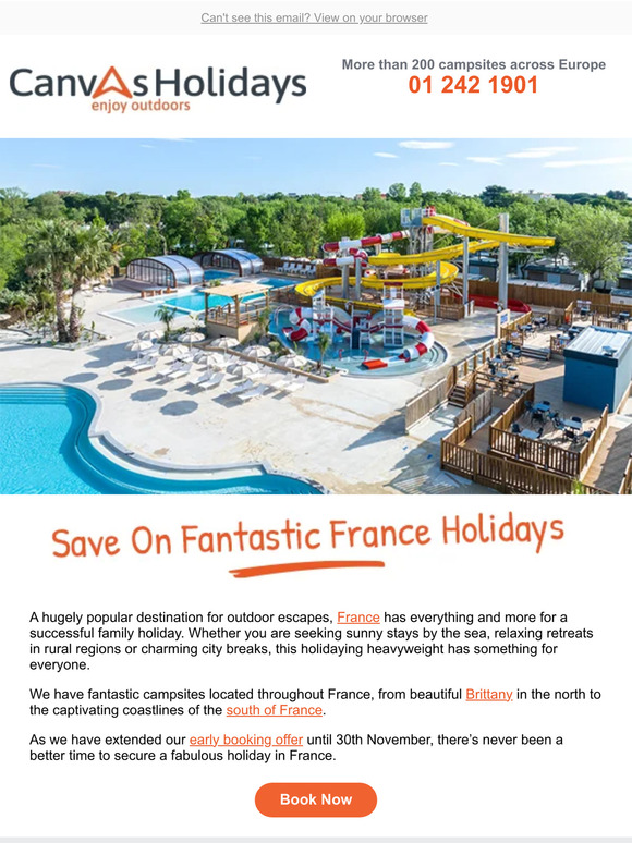 Camping Holidays In Fabulous France